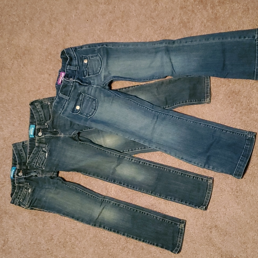Girls size 8 jeans lot